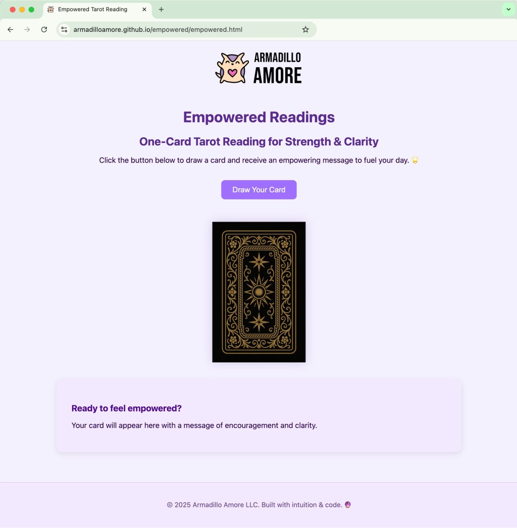 Our New Free Tarot Reading&nbsp;Website!