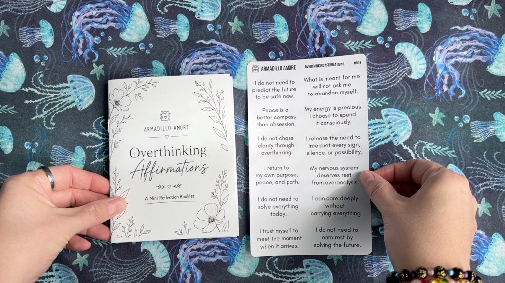 Overthinking Affirmation Stickers + Mini Reflection Booklet | New Product&nbsp;Release